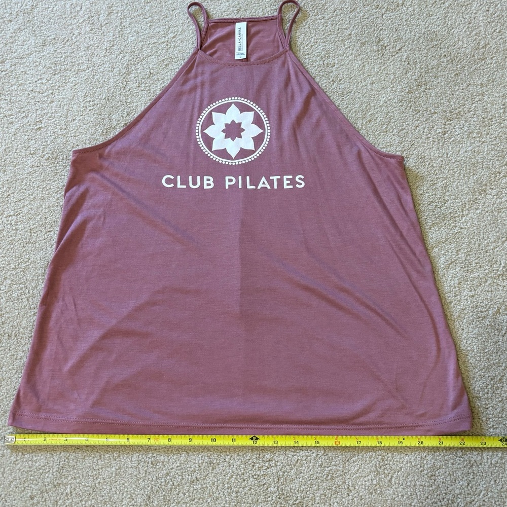 Club Pilates Tank Top, NWOT, Women’s Medium, Dusty Rose/Mauve